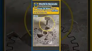 The Power of Water Under 90,000 PSI Pressure