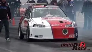 Competition Clutch Turbo Civic catches fire on the finish line