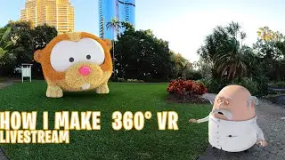 How I animated a 360VR video with Live action | Livestream