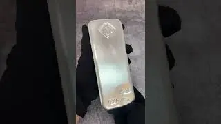 100 oz Silver Bars #shorts