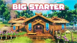 How to Build a Big Starter House | Valheim 1.0