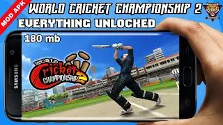 World Cricket Championship 2 | WCC 2 mod apk+data | Everything Unlocked | Dhruv Gaming