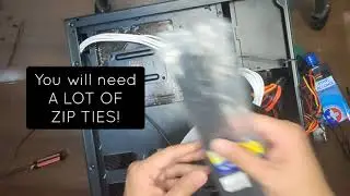 Budget Gaming PC Build 2021 | How to Cable Manage Non-modular Power Supply