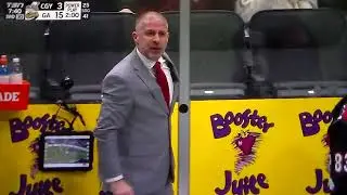 NLL Lacrosse - Calgary coach Josh Sanderson receives game misconduct vs. Georgia