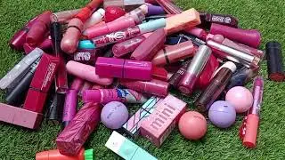 PINK GLITTER PINK ORANGE PURPLE MAROON MATTE LIPSTICKS 