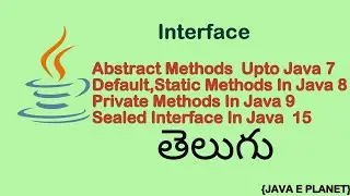 Interface In Java || java tutorials || Complete Explanation || 