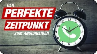 ERSTE MAL ANSCHREIBEN - DAS ist der PERFEKTE ZEITPUNKT! ⏰