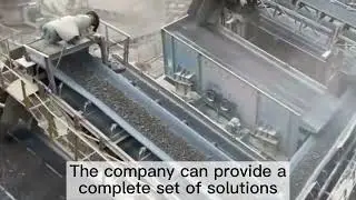 Cone crusher production line with high output