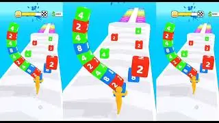 Cube Run 2048 game forever