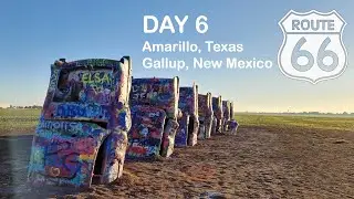 Route 66 road trip in 4K - Texas - New Mexico