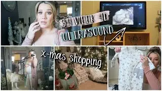 4D Ultrasound at 34 Weeks!!👶🏼 Seeing what baby looks like! + Christmas Shopping & Baby HAUL!