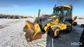 Lot 3A 2011 John Deere backhoe loader with extended-a-bloom