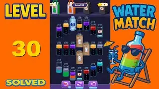 Water Match &ndash; Level 30 | Fast & Clean ASMR Solution