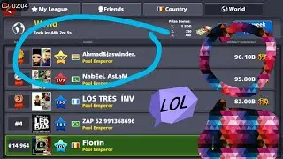 OMG!!PLAY WITH WORLD TOPPER!!8 Ball Pool