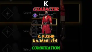 K Character Combination 2024 | Best character combination in free fire | K character ability