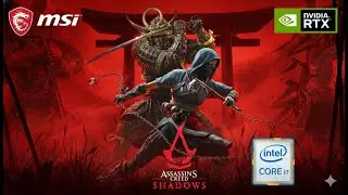 Assassins's Creed Shadows On MSI Katana B13V | Very High Settings | Ray Tracing With DLSS And FG