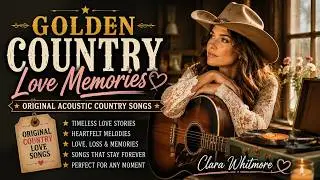 Golden Country Love Memories | Original Acoustic Country Songs | Clara Whitmore
