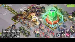 Attacking Operation Stronghold [Circuit Board] with 3 Mechs and 15 Bombardiers | Boom Beach