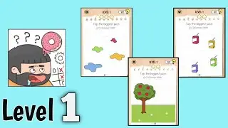 Brain Test 5 Level 1 Walkthrough Solution Gameplay 
