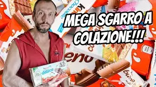 MEGA SGARRO A COLAZIONE 🤤 CON LE KINDER DELICE E NON SOLO 💪