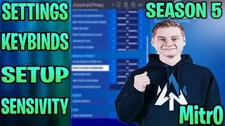 Mitr0 *NEW* Sensitivity and Keybinds Chapter 2 Season 5 !