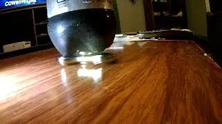 Soda Bottle on a Spinning Spinner