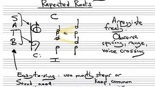 Root Position Writing in Four Parts: Bass Stays the Same