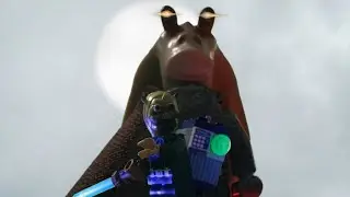 Darth Jar Jar VS the Tusken Jedi -Rebuild The Galaxy Brick Film.