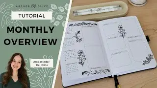 How to Set Up a Monthly Overview in your Bullet Journal