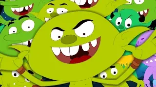 Goblins Attack | Scary Nursery Rhymes For Kids And Childrens | Original Songs For Baby