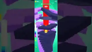 Drop Stack Ball Game Level 267 - short video - More Gaming