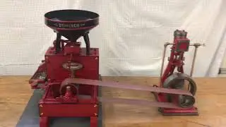 1/3 scale meadows grist mill powered with steam engine. Part 1