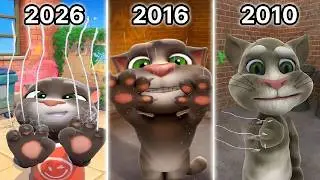 Talking Tom Cat 2010 vs 2016 vs 2026 Evolution Android Gameplay