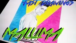 Dibujo de Maluma | By Steven Builes