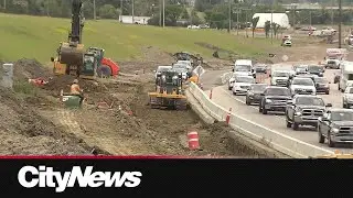 Construction on Calgary's Deerfoot Trail progressing on time and on budget