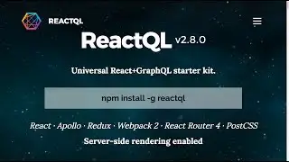 Installing React GraphQL Starter Kit