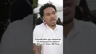 PlaqueBoyMax talk Hollywood Fix ahead of Billboard&rsquo;s Power 100 Party #plaqueboymax #undergroundrap