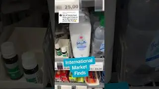 International Market Finds in Bergen, Norway #babypowder #bergen