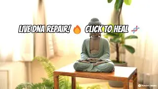 LIVE Buddha&rsquo;s 147Hz Frequency 🔥 Real-Time Healing for DNA Repair & Spiritual Breakthrough 🧠🌌