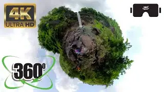 BEST VR 360 VIDEO | Beautiful Hidden & Secret Waterfall  | #GoProFusion | Aerial | Travel | VR VLOG
