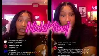 Nicki Minaj on IG Live FT Arrogant Tae | PB LIVE