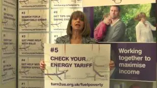 Harriett Baldwin, MP supports Turn2us Fuel Poverty campaign