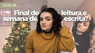 Minha (TENTATIVA DE) leitura e escrita! | Vlog #1