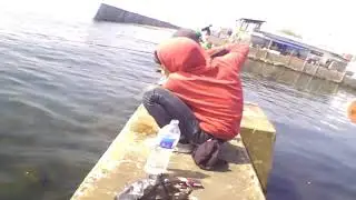 Mancing beronang muara baru #vlog 1
