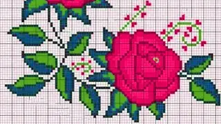 VERY BEAUTIFUL GRAPHIC CROSS STITCH DESIGN PATTERN 
