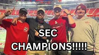 OUR FIRST EVER SEC CHAMPIONSHIP GAME!!!!