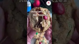 Soft chewy m&m Cookies Recipe | Chocolate Chip m&m Cookies | m&m christmas cookies | m&m Cookies