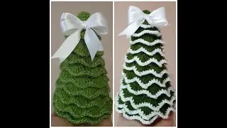 H&aacute;čkovan&yacute; vianočn&yacute; stromček, Crochet Christmas tree