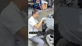 Hướng Dẫn Chi Tiết Dán Decal Đổi Màu Vè Trước Xe Ô Tô