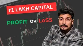 ₹1 Lakh Capital Option Selling 😱 | Profit Hua Ya Loss?